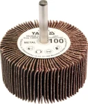 YATO Kotúč lamelový radiálny / 60x30 mm / Zrnitosť P-60 / Priemer stopky 6 mm