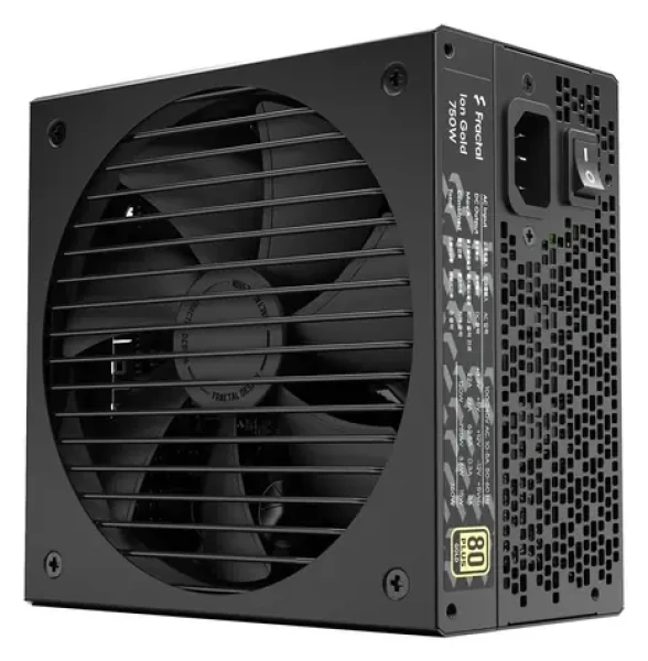 Fractal Design ION 3 Gold 750W čierna / Napájací zdroj / ATX 3.1 / 80PLUS Gold / modulárne káble / aktívne PFC (FD-P-IA3G-750)