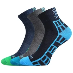 VOXX ponožky Maik mix B - chlapec 3 páry 30-34 101494