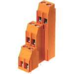 Weidmüller 1979180000 trojposchodovej svorky 4 mm² Pólov 48 oranžová 10 ks; 1979180000
