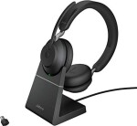 JABRA Evolve2 65 (26599-989-889) čierna / Slúchadlá / mikrofón / USB-C / Bluetooth / stojan (26599-989-889)