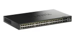 D-Link DGS-1530-52P / Switch / 48x Gigabit PoE+ / SMART Managed L2+ / 4X SFP+ / 370W PoE (DGS-1530-52P/E)