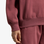 Mikina adidas Essentials Crew Long Fleece Sweatshirt Quiet Crimson XL