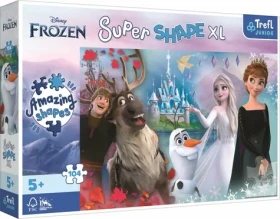 Trefl - Puzzle - Super Shape XL Ľadové kráľovstvo 2: Vo svete Anny a Elsy
