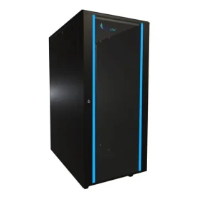 Extralink Rack stojanový 27U čierny / Stojanový rozvádzač / 19" / šírka 600 mm / hĺbka 1000 mm / sklenené dvere (EX.11359)