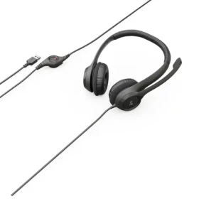 Logitech Headset H390 LGT-H390 čierna / USB / stereo slúchadlá s mikrofónom (981-000310)
