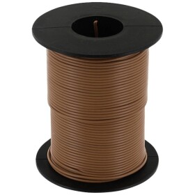 Econ connect KL025BR50 opletenie / lanko, 1 x 0.25 mm², hnedá, 50 m; KL025BR50