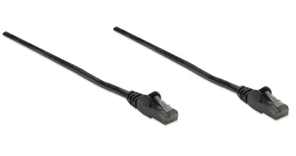 Intellinet čierna / Patch kábel / Cat6 U/UTP / RJ45-RJ45 / 10 m (343794)
