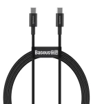 Baseus CATYS-B01 Kábel USB-C (M) - USB-C (M) 1 m čierna / 100W (CATYS-B01)