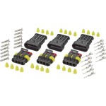 TE Connectivity sada konektorov Superseal AMP-Superseal 1.5mm Series Počet pólov 4 Raster (rozteč): 6 mm 4016139188287 1 sada; 4016139188287