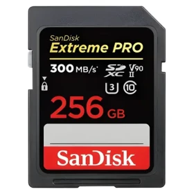 SanDisk Extreme PRO SDXC 256GB / Pamäťová karta / UHS-II / V90 / 300 MB / s / vhodné pre 8K (SDSDXDM-256G-GN4IN)