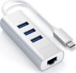 Satechi 1x RJ-45 + 3x USB-A 3.0 (ST-TC2N1USB31AS)
