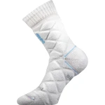 VOXX Ponožky silné dvouvrstvé z merino FORCE s ionty stříbra BÍLÉ 39-42 111792