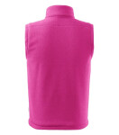 Next fleecová vesta unisex fuchsiovo červená 49 (štítok značky) S