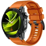 Mobile Origin Easy Strap Silicone Watch silikónový remienok pre Garmin QuickFit 26mm oranžová (MO-ESS-26-ORG)