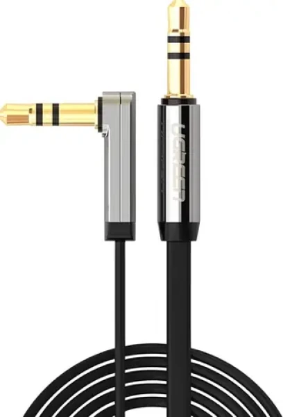 Ugreen 10597 strieborná / Audio kábel Jack 3.5 mm (M) - Jack 3.5 mm (M) / 1 m (10597)