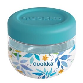 Quokka Bubble Food Jar 500 ml Watercolor Leaves / Nádoba na jedlo / plast (8412497401260)