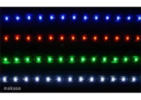 Akasa AK-LD05-50RD Vegas M červená / LED páska / 10x LED / magnetická / 50 cm / 12V (AK-LD05-50RD)