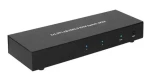 MicroConnect 2x1 4K DisplayPort USB KVM Switch čierna (MC-DP-KVM201K)