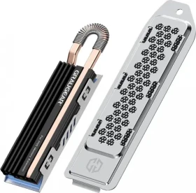GrauGear Chladič M.2 NVMe SSD pre PS5 Slim/Pro / Chladič M.2 SSD / Medený heatpipe / 2280 (G-PS5HS03+)