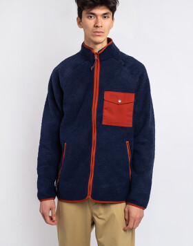 Fjällräven Vardag Pile Fleece M 560-215 Navy-Autumn Leaf XL
