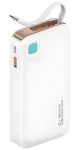 USAMS US-CD224 biela / Power Bank / 10000 mAh / Výsuvný kábel USB-C / PD 20W (10KCD22402)