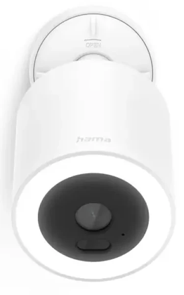 HAMA Vonkajšia WiFi kamera s PIR senzorom a LED biela / IP kamera / 1920x1080 / Wi-Fi / microSD (001766700000)