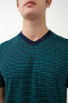 Vamp - Pyžamový komplet s geometrickou potlačou 21601 - Vamp blue XXL