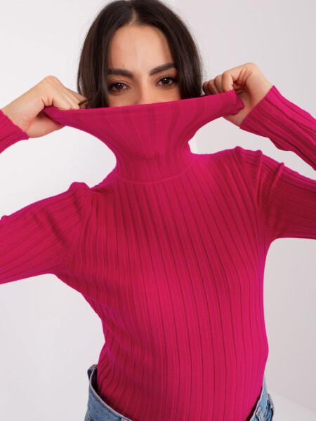 Dámsky rolák PM SW 1087.09 fuchsiová M/L