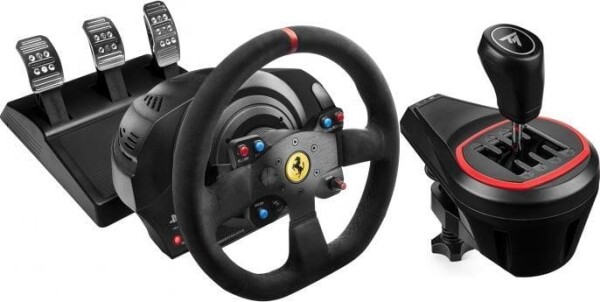 Thrustmaster Ferrari T300 Alcantara-Edition (4160652) + Lewarek TH8S (4060256)