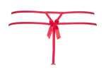 Dámske sexy tangá nadrozmernej veľkosti V-8728 Red - Axami 46/3XL červená