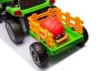 Mamido Detský elektrický traktor BBH-030 s prívesom zelený