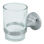 Spirella LAGUNE nástenný pohár na kefky chrómovaná oceľ (7610583031662)