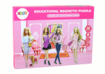Mamido Vzdelávacie magnetické puzzle bábiky Barbie
