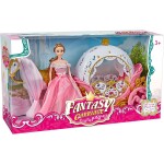 Sparkys Magický kočiar ružový s Pegasom a bábikou - svetlo, zvuk