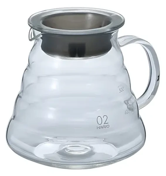 Hario V60 Range Server XGS-60TB / Kanvica na kávu / 600 ml / sklo (XGS-60TB)