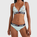 Dámske džínsové čipkované nohavičky UW0UW03539-C94 - Tommy Hilfiger L