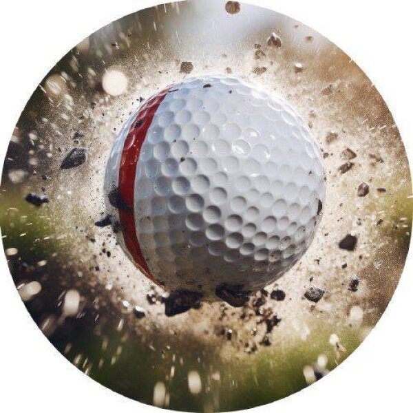 Jedlý papier golfovej míčok odpaliť 19,5 cm - PICTURE - PICTURE