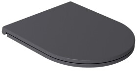 ISVEA - INFINITY WC sedátko SLIM, Soft Close, Easy Take, antracit 40KF0522I