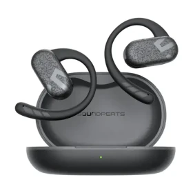 Soundpeats Breezy čierna / bezdrôtové slúchadlá / mikrofón / Bluetooth 5.4 / IPX4 / výdrž až 50 hodín (Breezy black)