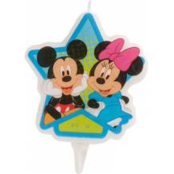 Sviečka na tortu Mickey a Minnie 7,5 cm - Dekora