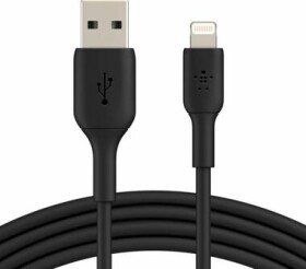 BELKIN CAA001bt0MBK kábel USB-A na Lighting čierna / 15cm (CAA001bt0MBK)