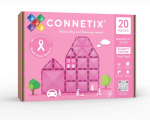 Connetix Connetix Tiles - Magnetická stavebnica Limitovaná ružová edícia 20 ks