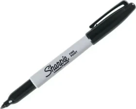 Sharpie Popisovač permanentný čierny / Popisovač permanentný / okrúhly hrot F / 0,9mm / 1ks (1985857)