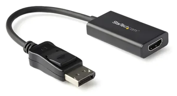 StarTech čierna / Adaptér DisplayPort na HDMI / 4K 60Hz / HDR (DP2HD4K60H)