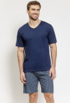 Taro 3586 Pyžamo Otto M-XL W26 tmavě modrá L