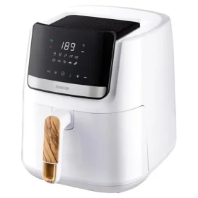 Sencor SFR 6551WH biela / Teplovzdušná fritéza / 1600W / 6.5 L / 80 - 200°C (41020406)