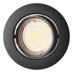 Philips Peridot čierna O9 cm / Vstavané svietidlo / GU10 / 7W / IP20 (SKL000509971)