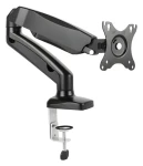 Equip čierna / Držiak monitora na stôl / 17"-32" / do 9 kg / otočný 180 ° / plynová pružina (650120)