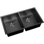 MEXEN - Binox oceľový drez 2-bowl 800 x 450 mm, čierna 6421802000-70
